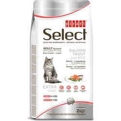 Picart Select Adult Sensitive Sterilised - Light Extra Care with Salmon, Trout & Rice 2kg