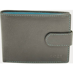 ΔΕΡΜΑΤΙΝΟ ΠΟΡΤΟΦΟΛΙ COZY BLACK BLUE COZY