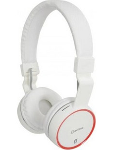 AvLink PBH10 Ενσύρματα & Ασύρματα Bluetooth Ακουστικά On Ear Λευκά