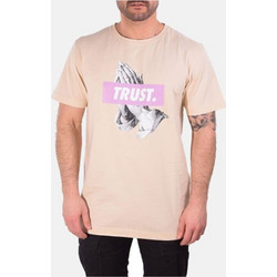 CAYLER & SONS Men Wl Trust Tee - SAND/PALE PINK - WL-SS18-AP-17