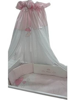 Moon Σετ Κούνιας Pink 4τμχ