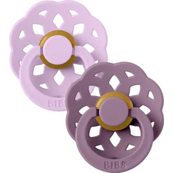 BIBS Boheme Πιπίλες Καουτσούκ 6m+ Violet Sky Mauve 2τμχ