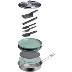 Stanley Wildfare Core Fry Pan Cookset Shale Green Charcoal Shale Green Charcoal