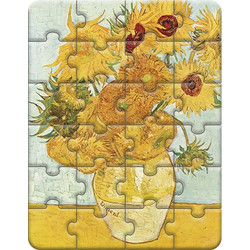 Artist Puzzle Vase w Flowers 24pcs