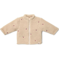 Little Dutch CL2509-252 Little Dutch Παιδική ζακέτα Teddy με κέντημα Sand