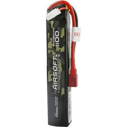 Lipo Gens Ace 25C 1100mAh 3S1P 11.1V μπαταρία όπλου Airsoft με T-βύσμα