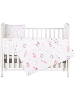 Beding set 5 pc. /Sheet, pillow case, pillow, duvet and duvet cover / unicorn