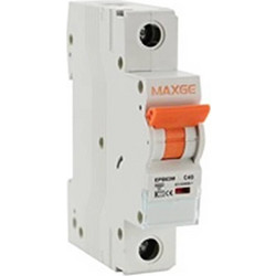ΑΣΦΑΛΕΙΑ ΡΑΓΑΣ 1P C 40A 6kA 230/400VAC EPB-63M MAXGE (ΣΕΤ ΜΕ 12)