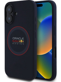 Red Bull Θήκη Silicone Red Ring MagSafe iPhone 16 Navy