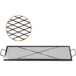 Vevor FXSKKWCHS4415ZHPVV0 Μεταλλική Ορθογώνια Σχάρα Ψησταριάς για Τζακι 11,1x38x2,5cm