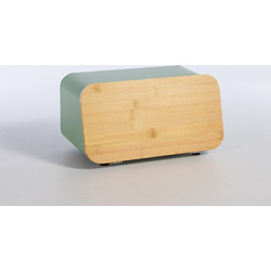 Ψωμιέρα Μεταλλική Nef-Nef Homeware Bread Basket Green 34.5x19x17
