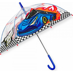Διαφανής ομπρέλα racing car 15654 Διαφανο