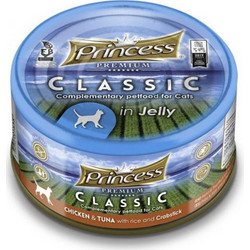 Princess Premium Classic Chicken & Tuna with Rice & Crabstick in Jelly 170gr