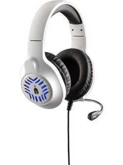Spartan Gear Medusa Gaming Headset Over Ear White Black