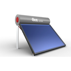 Calpak Mark 5 Ηλιακός Θερμοσίφωνας 300lt 3m² Glass Τριπλής Ενέργειας Οριζόντιος