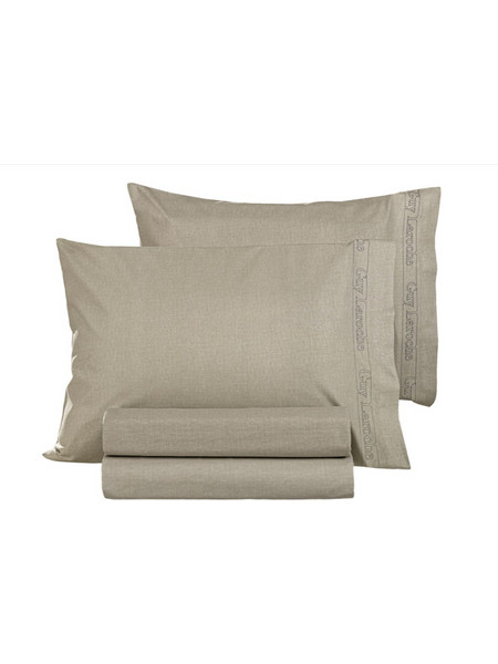 Guy Laroche Σεντόνι King Size Βαμβακερό 270x280 Color Plus Taupe
