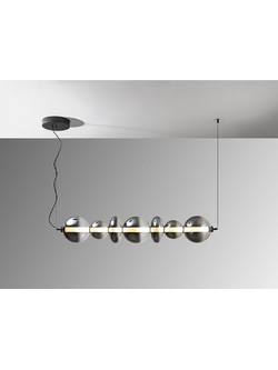 Gladis 314978 LARGE Lamp Μαύρο-Καπνιστό Ρυθμιζόμενο Ύψος LED 24W 4000lm Dimmable Μαύρο