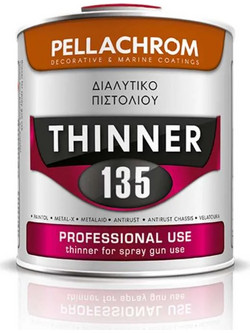 Pellachrom Thinner 135 Διαλυτικό Πιστολιού 0.75lt