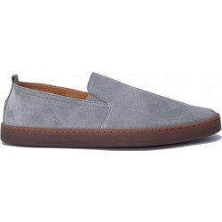 suede slipons HENDERSON Ασημί