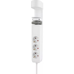 Πολύπριζο Neomounts Volt Series 3 Θέσεων με 2x USB-C & 1x USB-A White DS22-840WH6