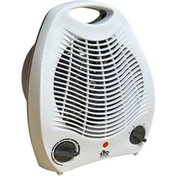 Αερόθερμο σε λευκό χρώμα 2000watt 21x12x25cm 35-950-0653