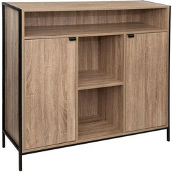 Μπουφές Aliaj 5Five με διαστάσεις 114x37x110cm - Απόχρωση Ξύλου