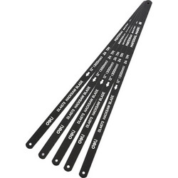 DELI σετ λάμες πριονιού σιδήρου/ξύλου DL4673, 300mm, 24 TPI, 5τμχ