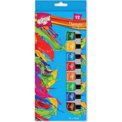 Groovy Gouache Color Τέμπερες Ζωγραφικής Πολύχρωμες σε Σωληνάριο 12ml 12τμχ
