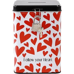 ΚΟΥΜΠΑΡΑΣ ΜΕΤΑΛΛΙΚΟΣ ΜΕ ΚΛΕΙΔΙ TOTAL HEARTS