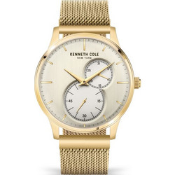 Kenneth Cole Ανδρικό Ρολόι με Χρυσό Μεταλλικό Μπρασελέ KCWGK2125202