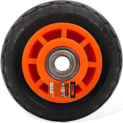 Συμπαγής ρόδα για καρότσια 125mm 5'' 9367912 μαύρο/πορτοκαλί