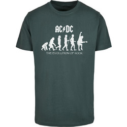 ACDC - Evolution Of Rock T-Shirt bottlegreen