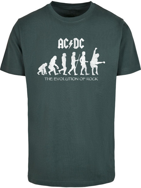 ACDC - Evolution Of Rock T-Shirt bottlegreen