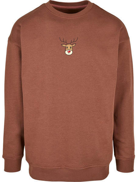 Christmas Cute Deer Crewneck bark