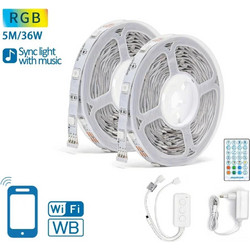 Aigostar Ταινία LED 12V RGB Μήκους 2*5m