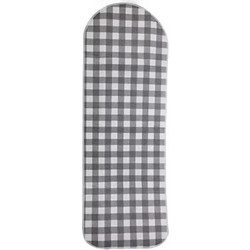 Σιδερόπανο Υφασμάτινο με λάστιχο 49x142 cm σε γκρι καρό σχέδιο 5200888