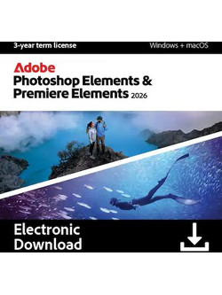 Adobe Photoshop & Premiere Elements 2026 for Windows/MAC - 3 Years - Multilingual - Ηλεκτρονική Άδεια