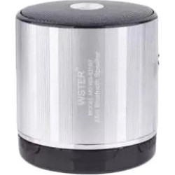 Wster WS-231 Ηχείο Bluetooth 5W με Ραδιόφωνο Ασημί