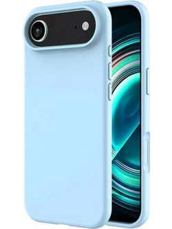 Θήκη Rubber Ενισχυμένης Σιλικόνης για iPhone 17 Air Γαλάζιο