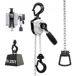 VEVOR Χειροκίνητος Ανυψωτήρας Αλυσίδας 250KG, 3M, G80 Ατσάλινη Αλυσίδα MNKSBHLHL14TTPIPT001V0