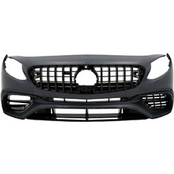 Εμπρός Προφυλακτήρας Κατάλληλος Για Mercedes S-Class Coupe C217 (2015-2021) S63 Design All Black