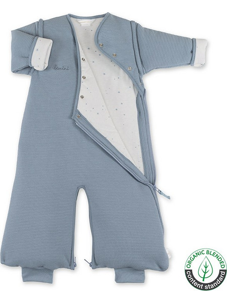Bemini Χειμερινός Υπνόσακος με Πόδια Magic Bag Organic Cotton Μπλε 4-12m