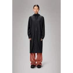 Rains A-Line Γυναικείο Μπουφάν Softshell Μακρύ Αδιάβροχο Αντιανεμικό Μαύρο 18340