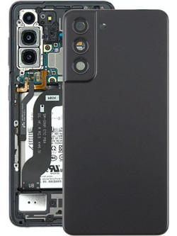 Εξώφυλλο για Samsung Galaxy S21 FE SM-G990B με Κάλυμμα Φακού Κάμερας (Μαύρο) (OEM)