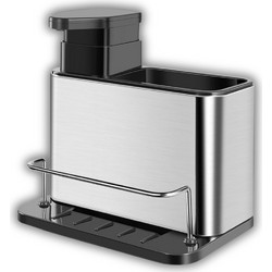 Βάση Οργάνωσης Νεροχύτη ΙΝΟΧ με Dispenser 18x13x19cm