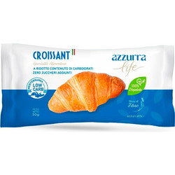 Κρουασάν με Φυτικές Ίνες & Πρωτεΐνη Low Carb Vegan Azzurra Life 40g - Azzurra Life