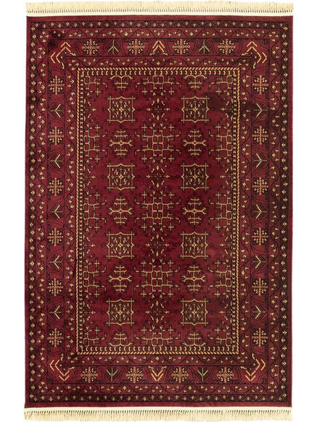ΧΑΛΙ PERSIA 315 BURGUNDY ΜΕ ΚΡΟΣΣΙ SET067(2x140.1x200) Newplan