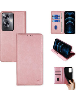 Sonique Vintage Magnet Θήκη Πορτοφόλι για Oppo A79 5G Ροζ Χρυσό