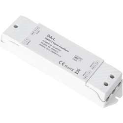 GloboStar(R) 73138 DA-L SKYDANCE DC DMX512 Signal Amplifier 2 Καναλιών DC 12-48V - IP20 Μ17.5 x Π4.5 x Υ2.5cm