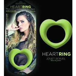 Φωσφορίζον Δαχτυλίδι Πέους Heart-Shaped Penis Ring Glow In The Dark